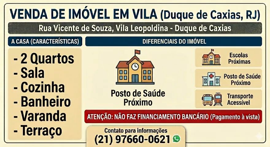 Casa de vila em Gramacho 2 quartos - Foto 2