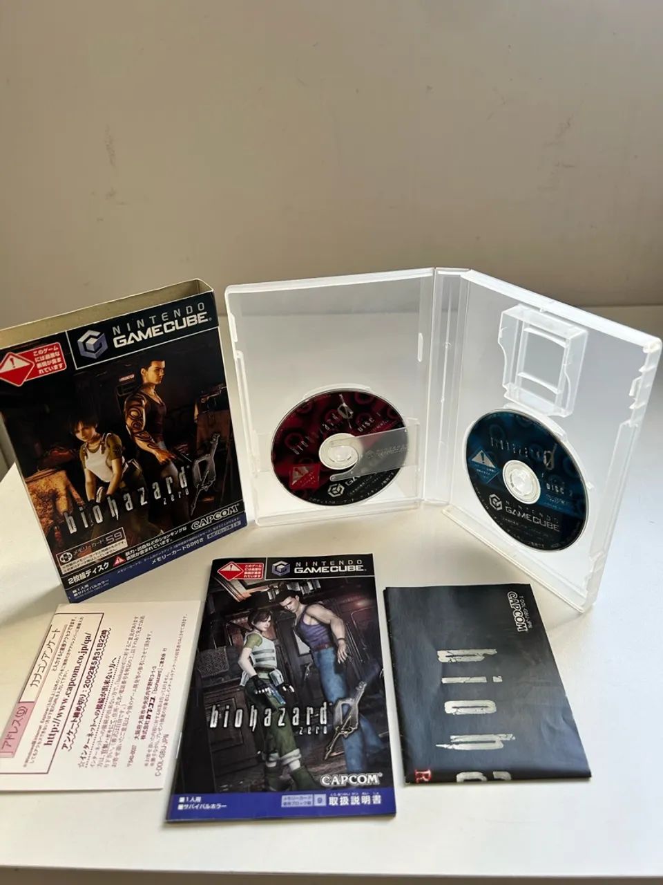 RESIDENT EVIL 0, 1 e 2 GameCube - BIOHAZARD - CIB - Foto 3