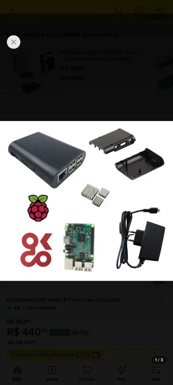 Raspberry PI 3 B com emuladores de jogos antigos