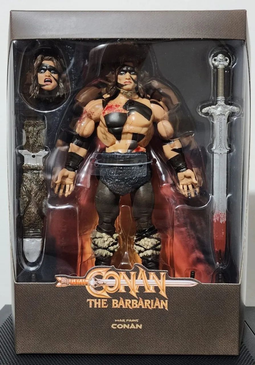 Conan The Barnarian War Paint Ultimate 15cm Super7 - Hobbies e