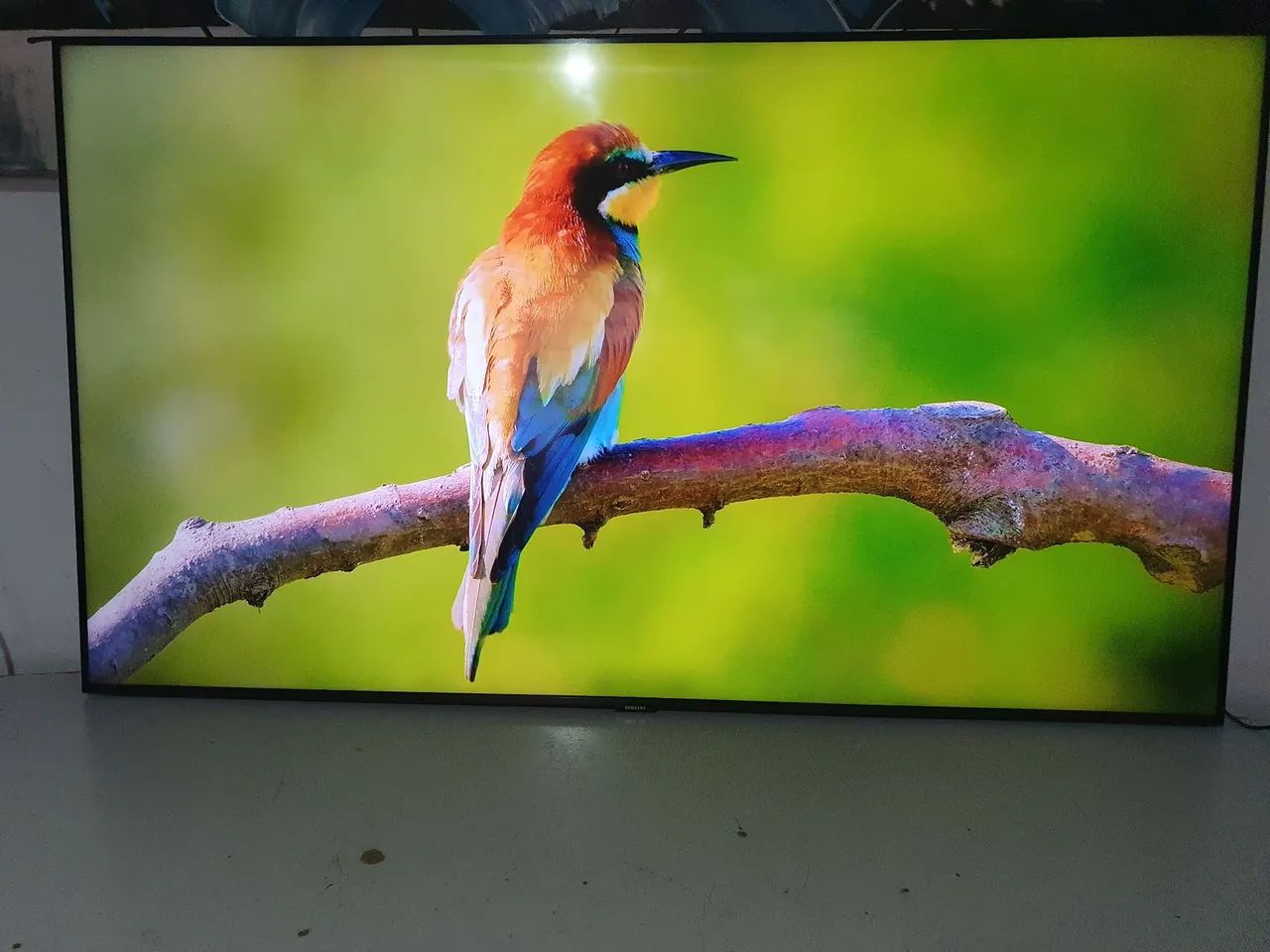 Smart Tv Samsung 4K Led 55 Polegadas Un55tu8000g Usada em Bom Estado!Testo na Hora! - Foto 5