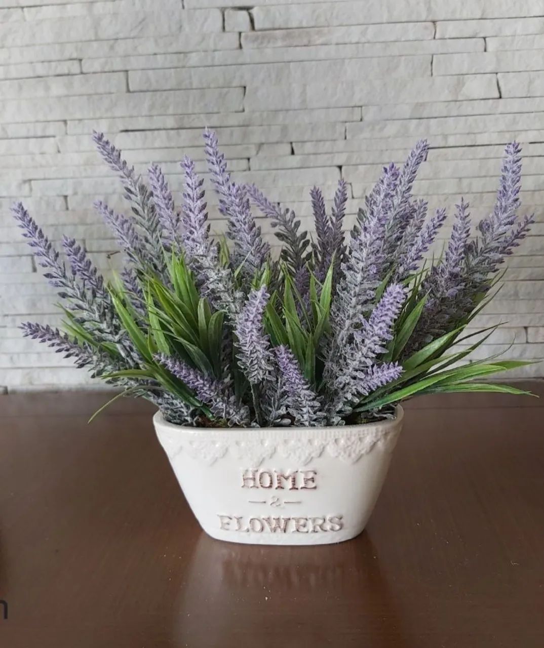Vaso de mesa de lavanda. - Foto 2