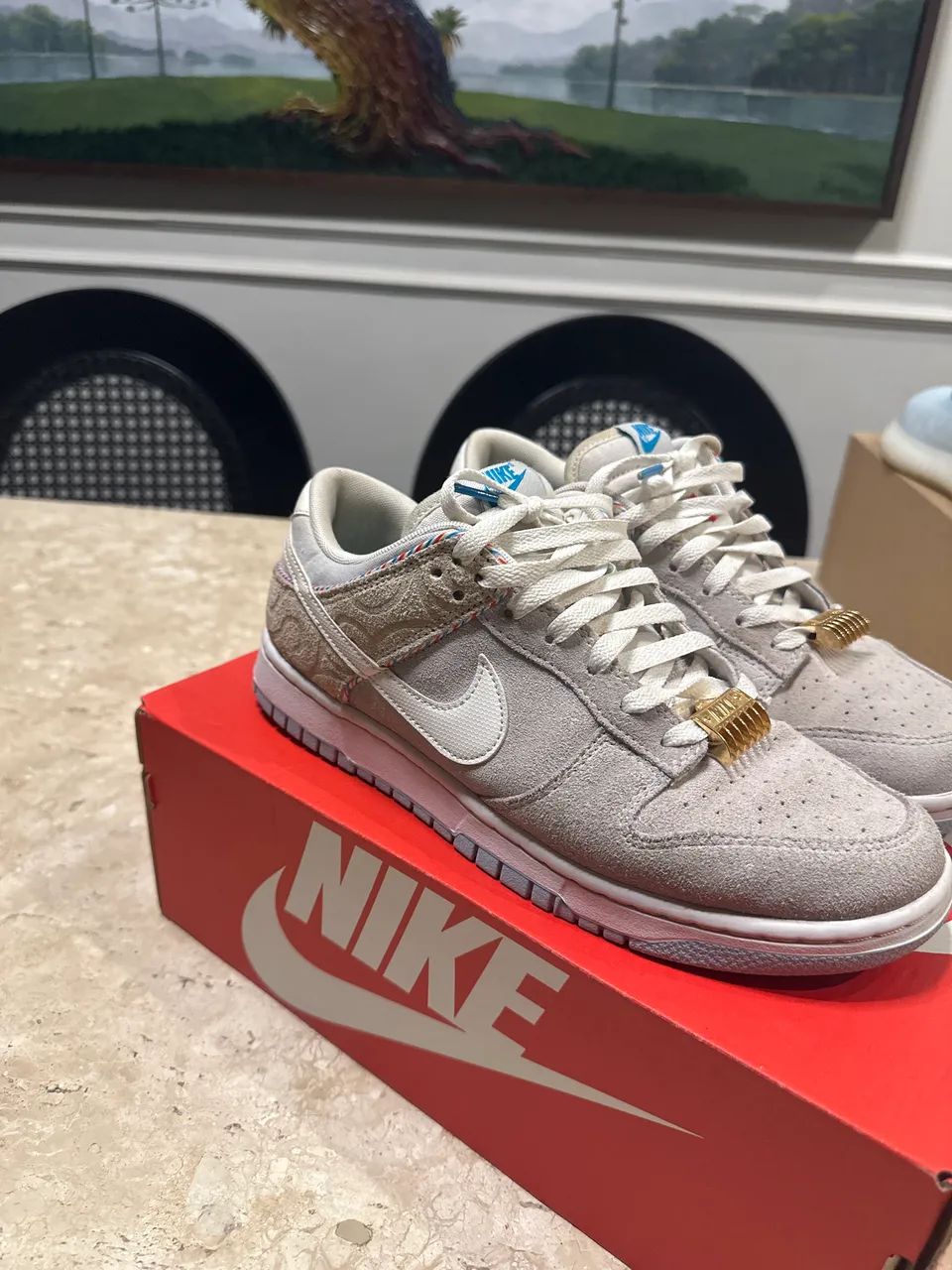 Dunk Low Barbershop Grey - Foto 4