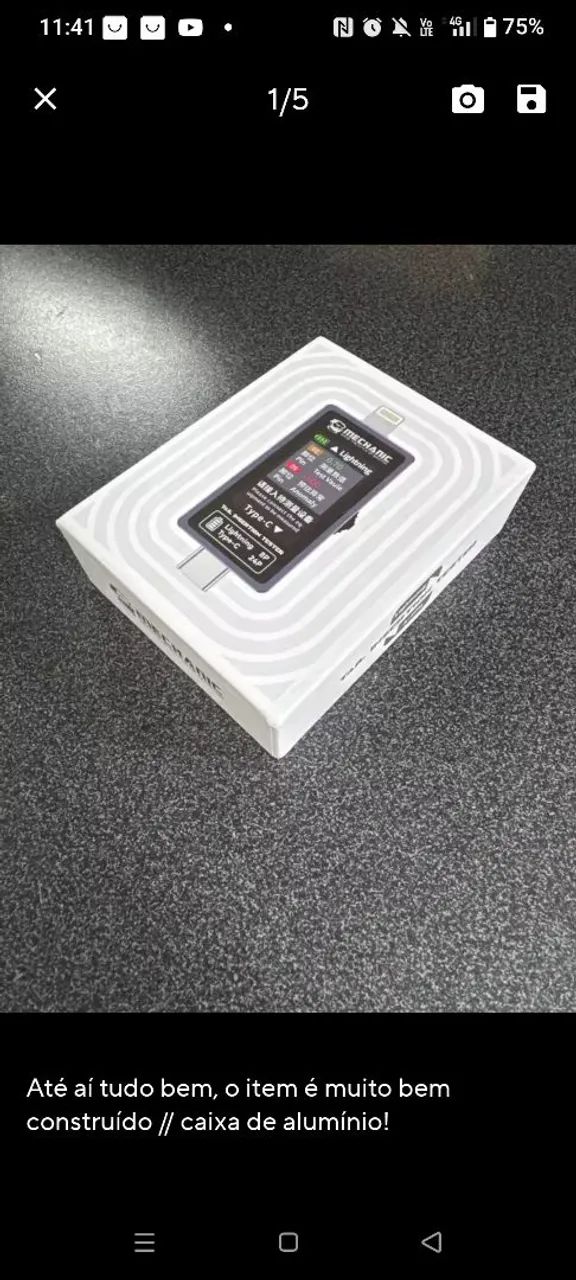 USB TESTER PARA TÉCNICO EM CELULAR  - Foto 5