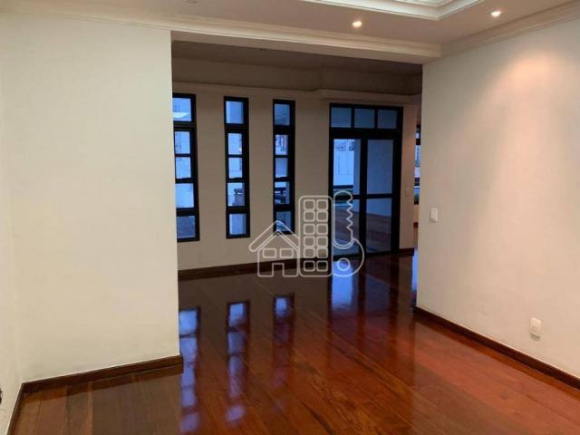 Apartamento com 4 dormitórios para alugar, 296 m² por R$ 4.000,00/mês - Icaraí - Niterói/R