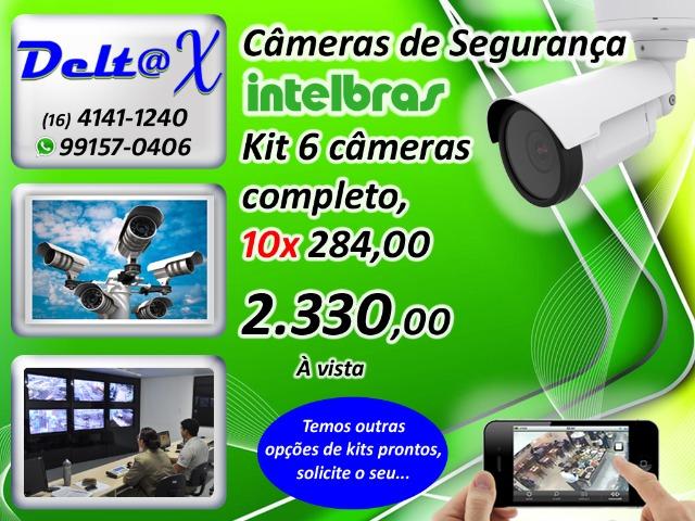 Kit DVR + 2 Câmeras Intelbras, Instalado, HD-720P - Foto 4