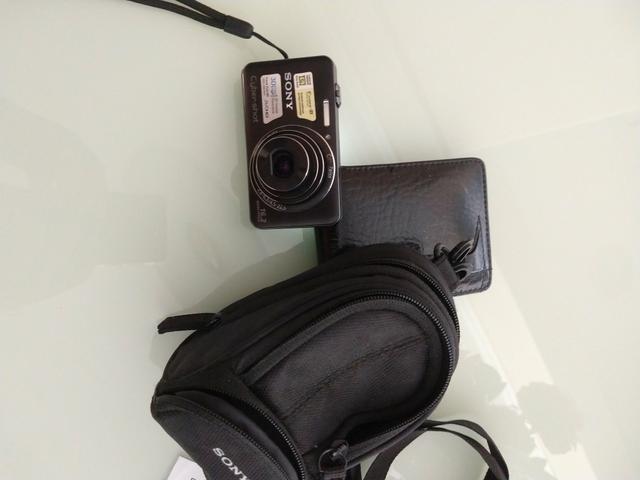 Câmera fotográfica Sony+case+cartão de memória de 8gb - Foto 2