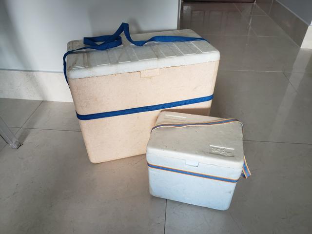 Caixas de Isopor 24l e 5l