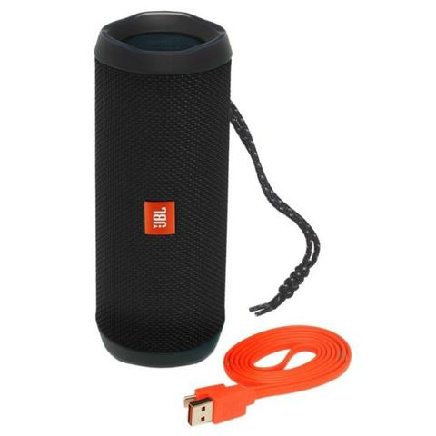 Speaker JBL Flip 4 Bluetooth Preto - IPX7 à prova d?água - Foto 4