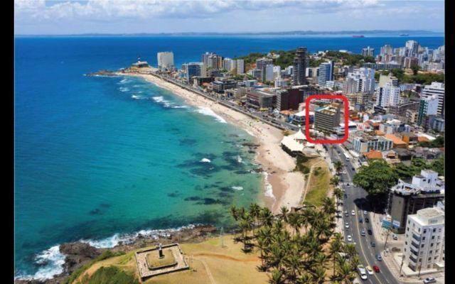 Apartamento Expresso 2222 de 1 quarto decorado e mobiliado 600 mil vista Mar Barra Ondina - Foto 11