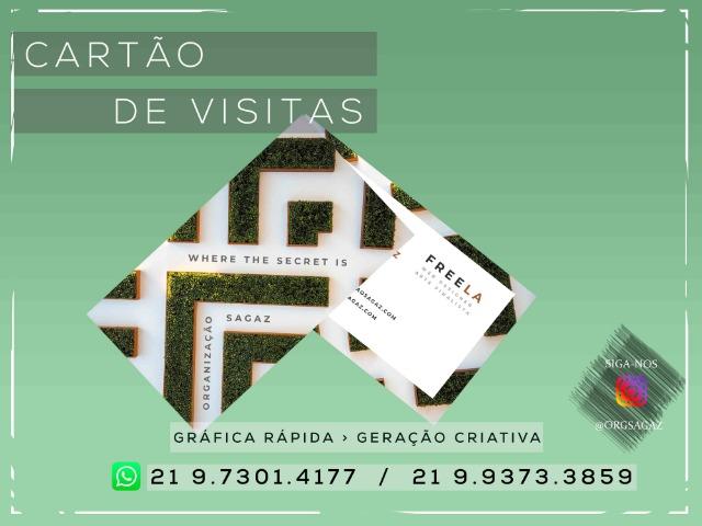 Cartão de visitas Couchê 300g - Foto 4