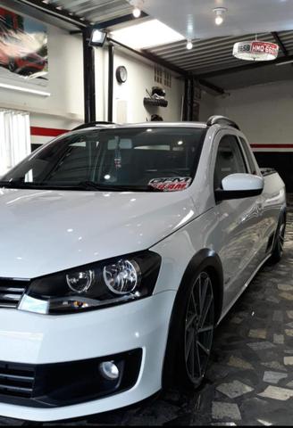 Saveiro trend 1.6 2014 suspensão a ar - Foto 3