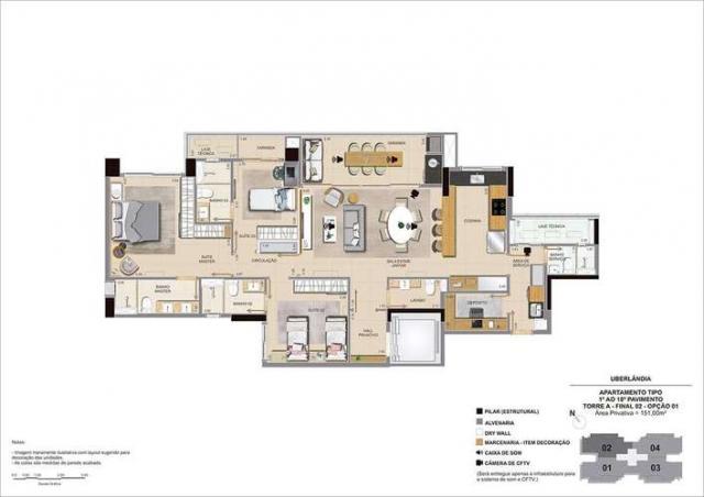 Sense Vertical Living - 115 a 151m² - Bairro Jardim das Acácias - Uberlândia, MG - Foto 17
