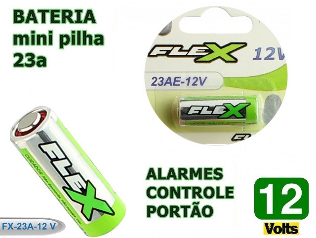 Pilha Bateria 12V 23A Flex