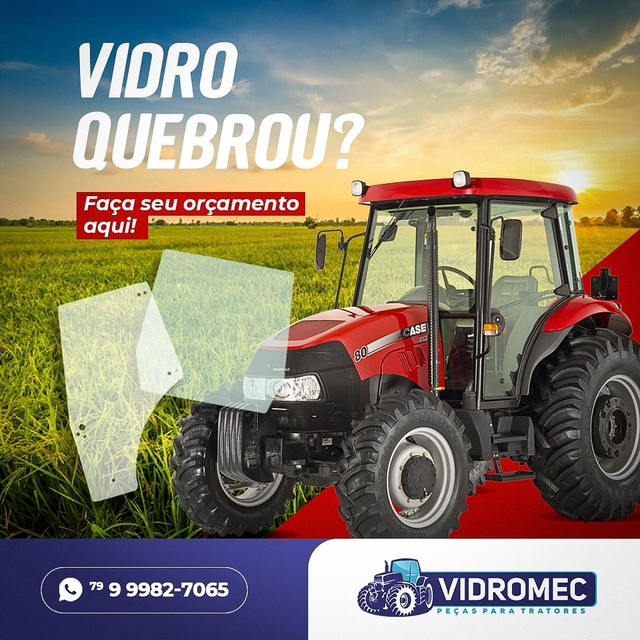 Parabrisa e Vidro de Trator 