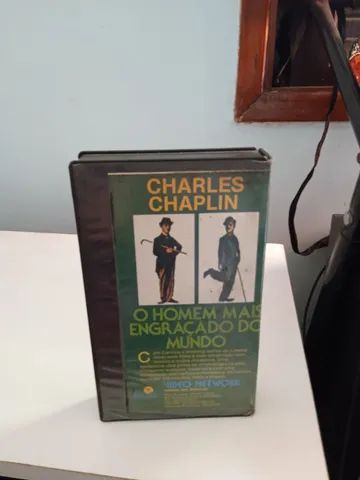 Charles Chaplin O homem mais engraçado do mundo Vhs selado original  - Foto 3