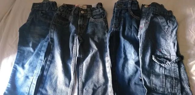 Calças jeans,  sarja, sapato KLIN,  bermudas etc