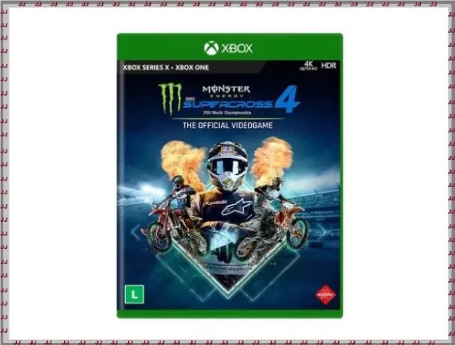 Monster Energy Supercross 4 Xbox One Mídia Física 4K Ultra HD - Foto 3