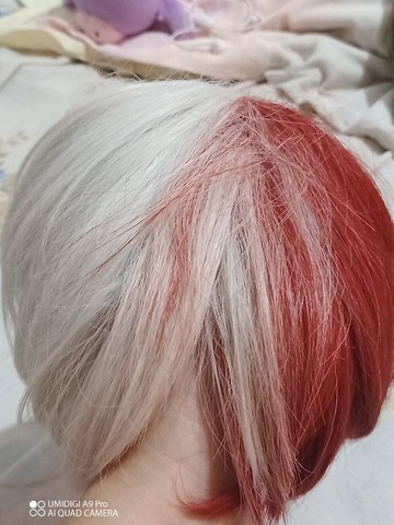 Peruca do todoroki 