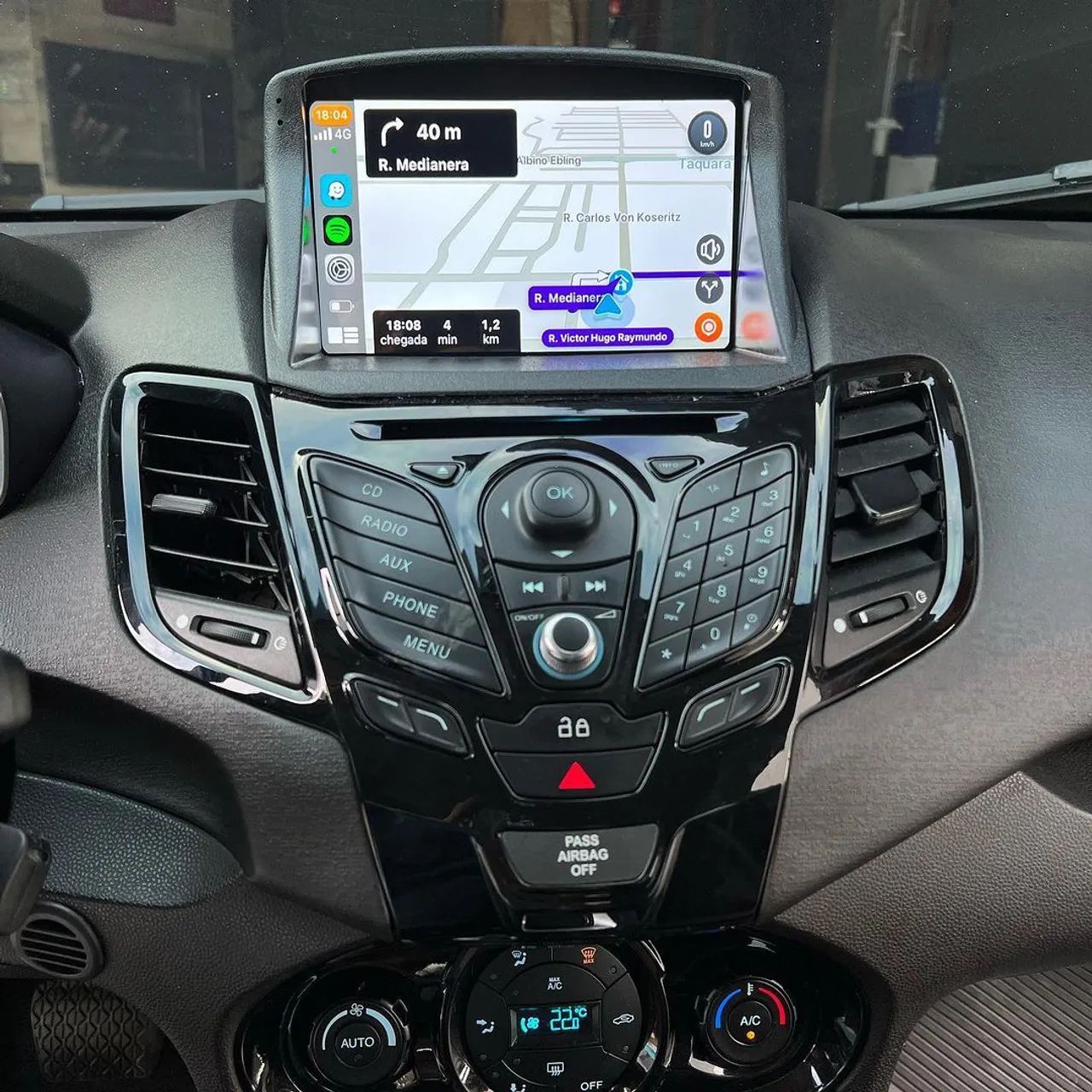 Multimídia ford new fiesta 9 polegadas Carplay sem fio Android auto  - Foto 3