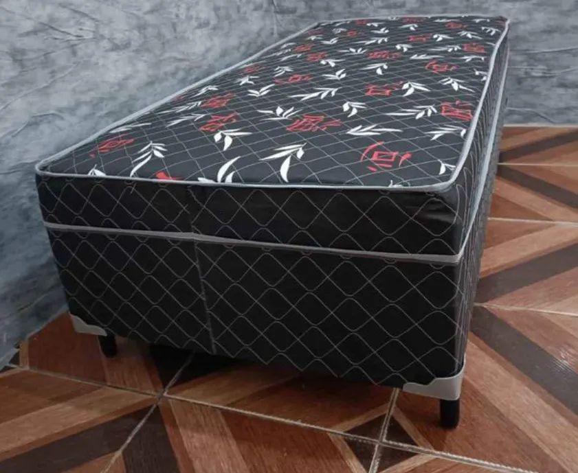 Cama box solteiro black confortável  - Foto 2