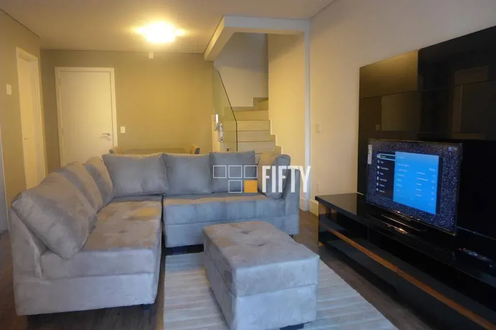 Apartamento com 2 suítes/2 vagas/Varanda Envidraçada/Mobiliado/Pé-direito Duplo para aluga