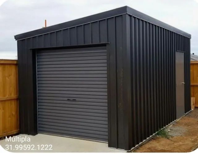 Container depósito modular Jardim galvanizado