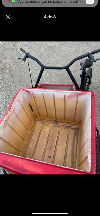 Bicicleta de Entrega com picolé bebidas e outros  - Foto 4