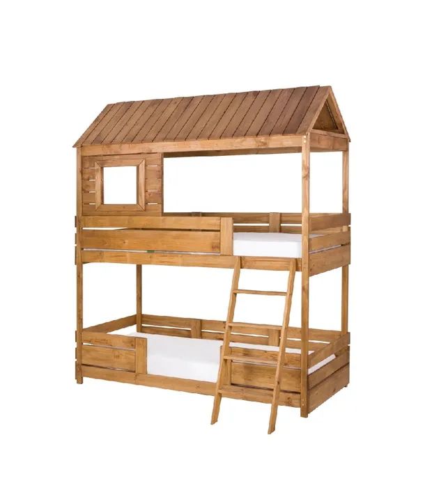 Cama Beliche de Madeira estilo Casinha para Crianças - 2 Andares! - Foto 2