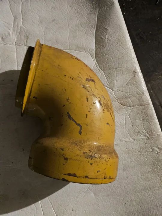 Trator esteira caterpillar D8L cotovelo escapamento novo 1N4382