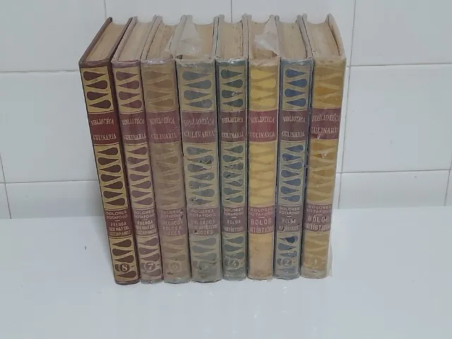 coleção culinária - dolores botafogo 8 volumes