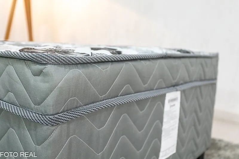 ColchaoBox solteiro cinza D28 - ENTREGA HOJE !!!  - Foto 2