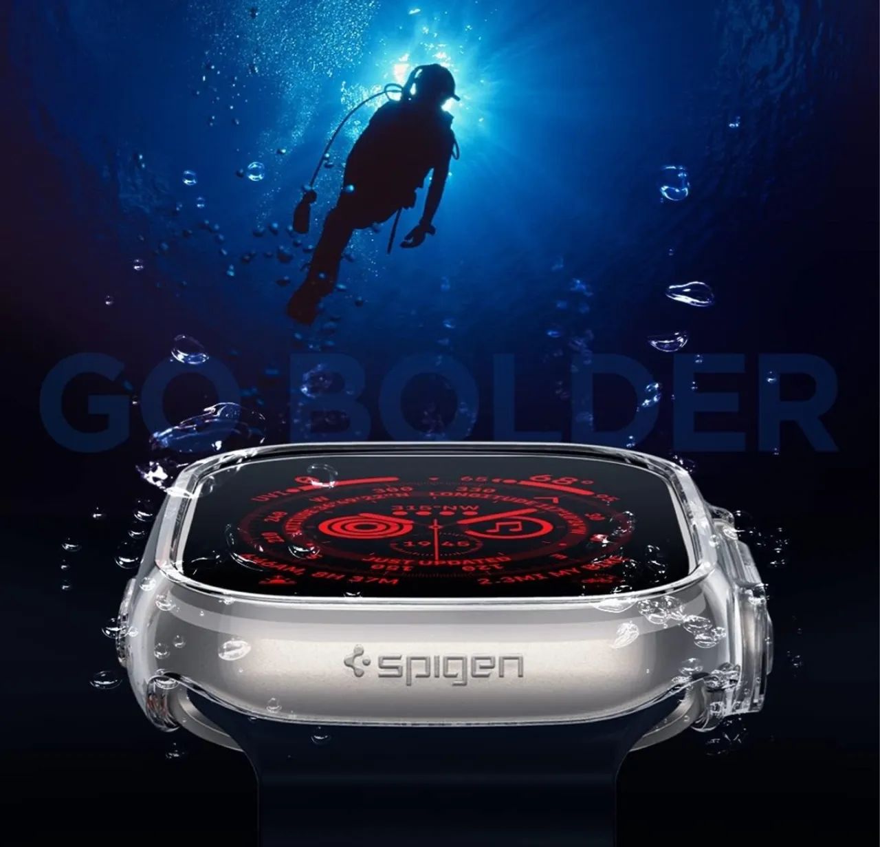Case Spigen original 49mm p/ Apple Watch Ultra 1 e 2 