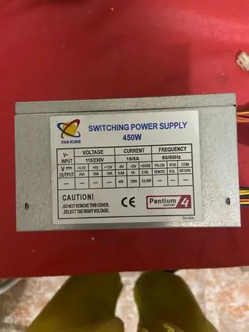 Fonte ATX Switching power supply - 450 w 