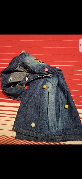 Vestido Jeans Infantil TikTok - Novo! - P pra hoje - Foto 4