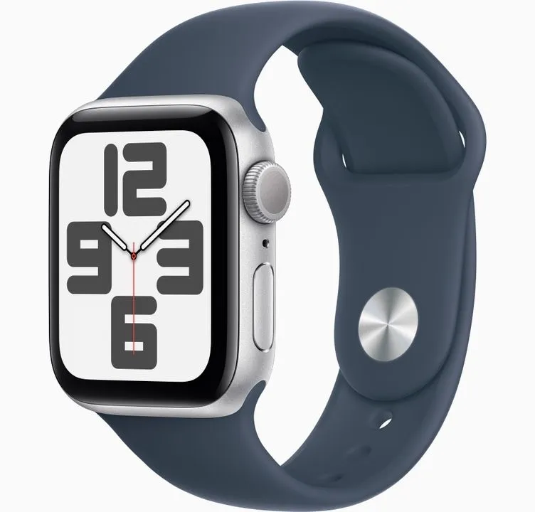 Apple Watch SE 2 GPS, caixa Prateada de alumínio, 44mm (novo, lacrado)