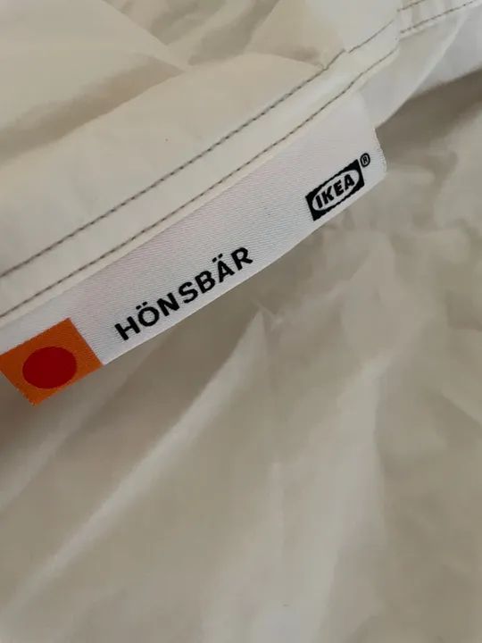 Edredom de solteiro em algodão e pena - Foto 2