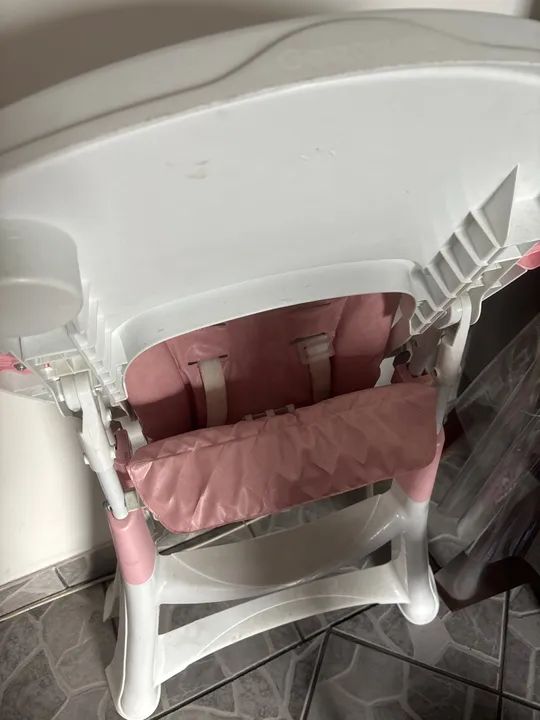 Cadeira de Alimentação Infantil - Rosa