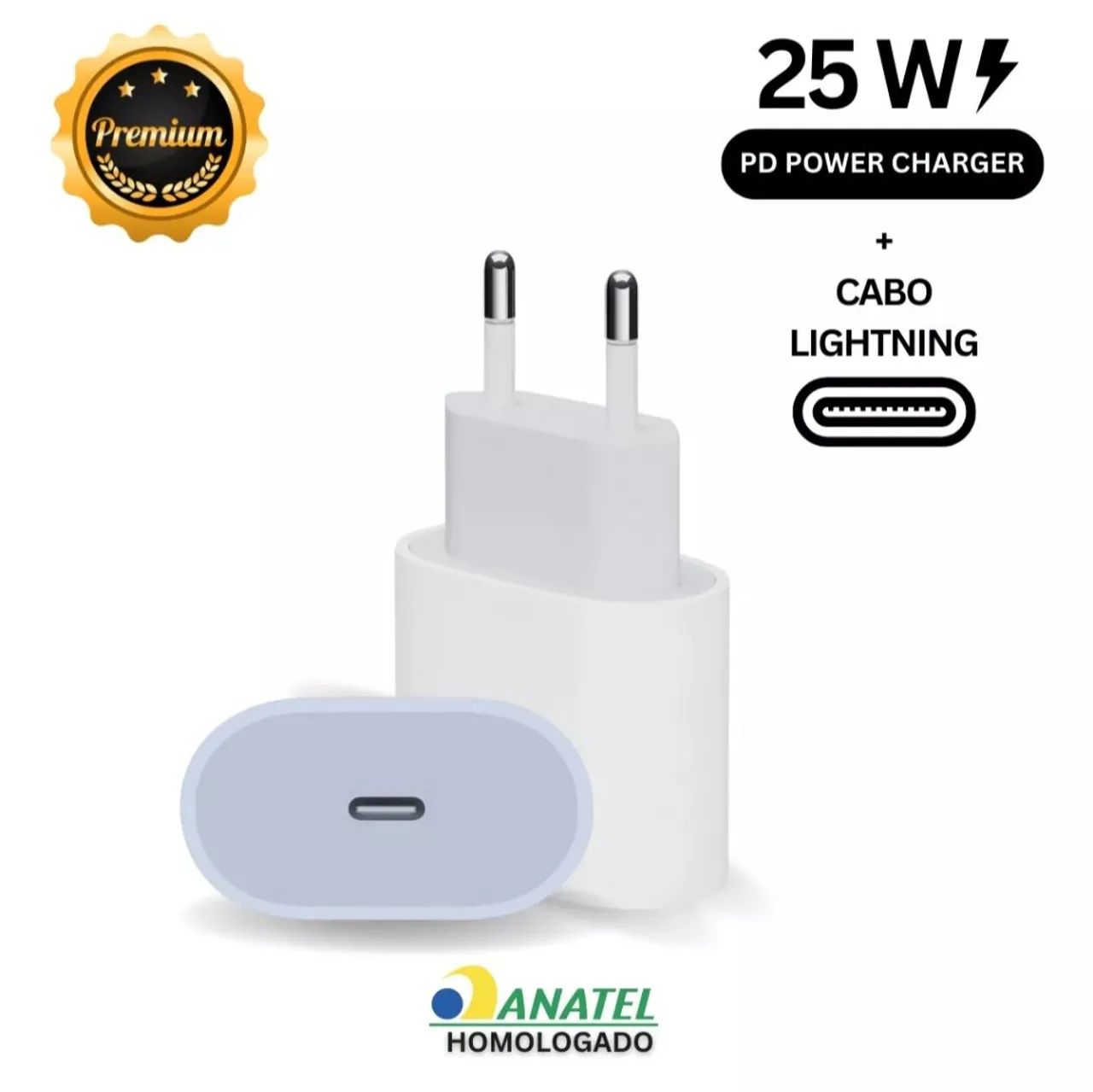 Carregador 25W USB-C para iPhone - Original - Foto 5