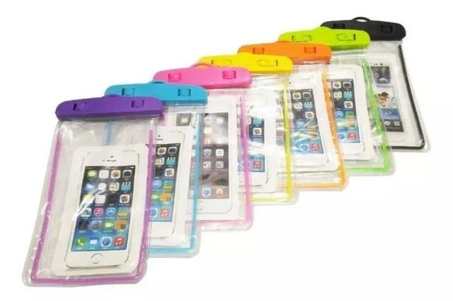 Capa Prova Dágua Impermeável Celular Chuva Motoboy Universal - Foto 3