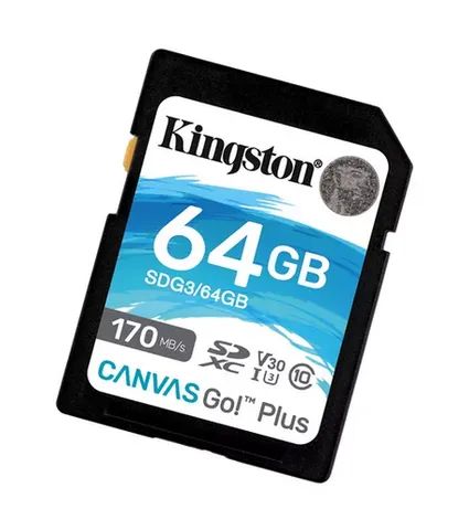 Cartão Memória Sdxc 64gb Canvas Go Plus 170mbs Kingston 64gb - Foto 2