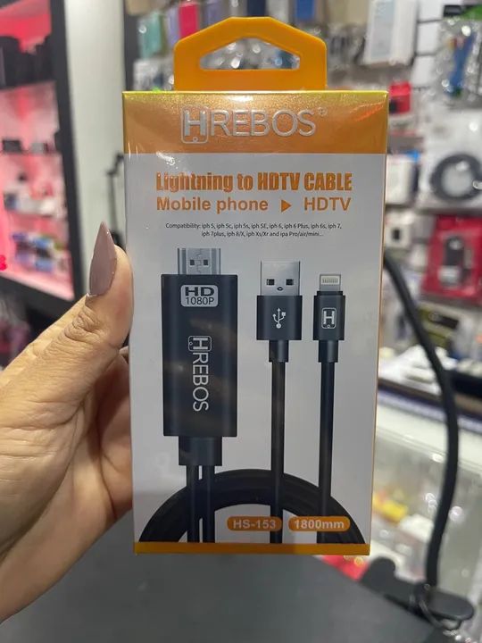 Cabo Lightning para HDTV 1.8m - HREBOS