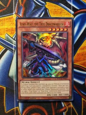 Yugioh!!! Ignis Heat, The True Dracowarrior Macr-pt021 Ultra