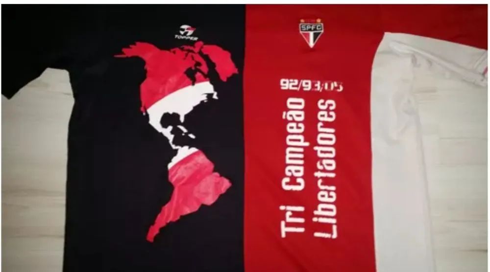 Camisa SaoPauloFc Tri Libertadores - Foto 2
