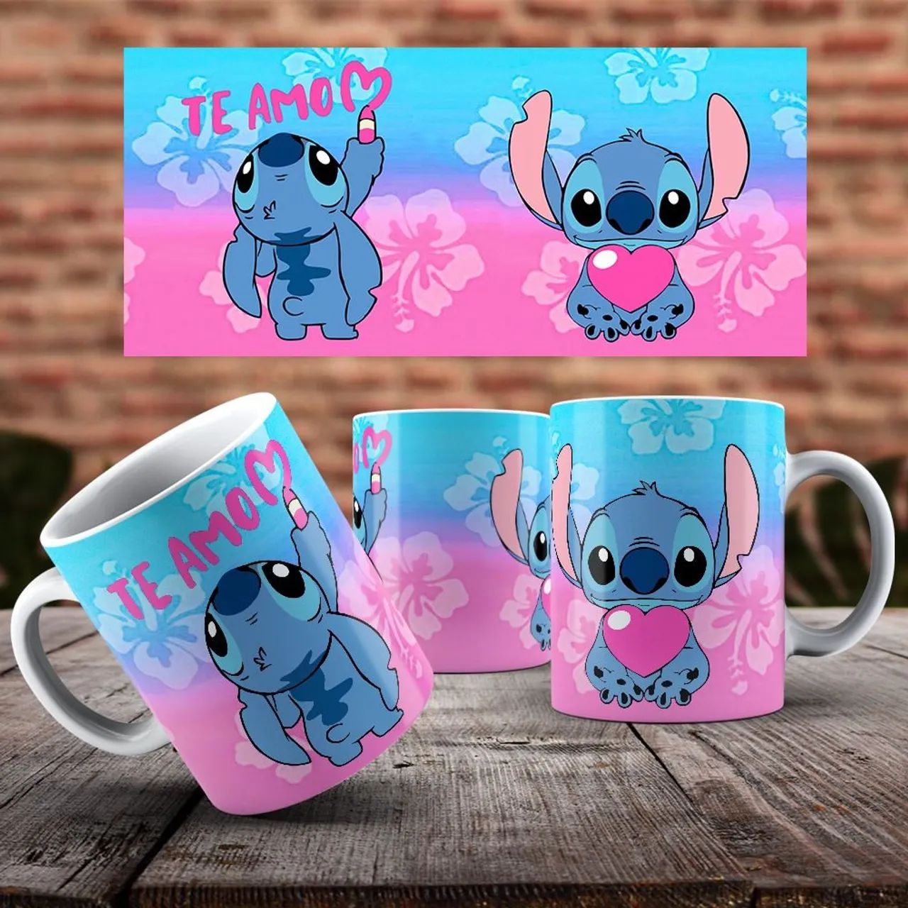 Caneca stitch romantica - Foto 3