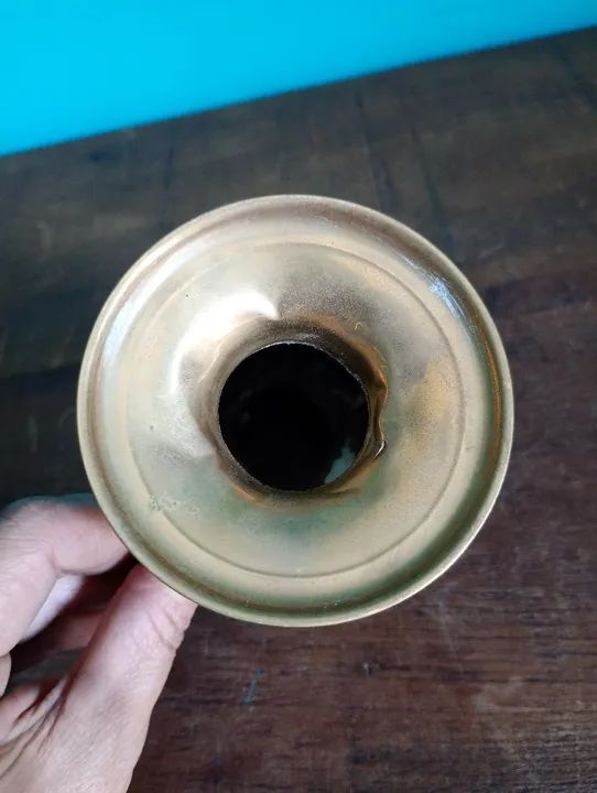 Antiga e Lindíssima Ânfora em Bronze Maciço - Tibet - Foto 3