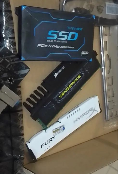 Kit gamer básico core i5 16 giga placa de vídeo 2 giga ssd 256 m2mvme - Foto 2