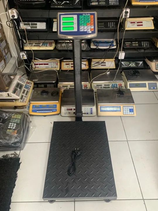 Balança Digital para Comércio 500kg Com Bateria Garantia 