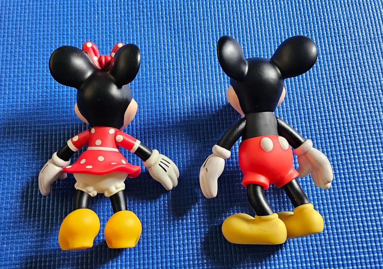 Bonecos Mickey e Minnie - Coleção Disney - Foto 4