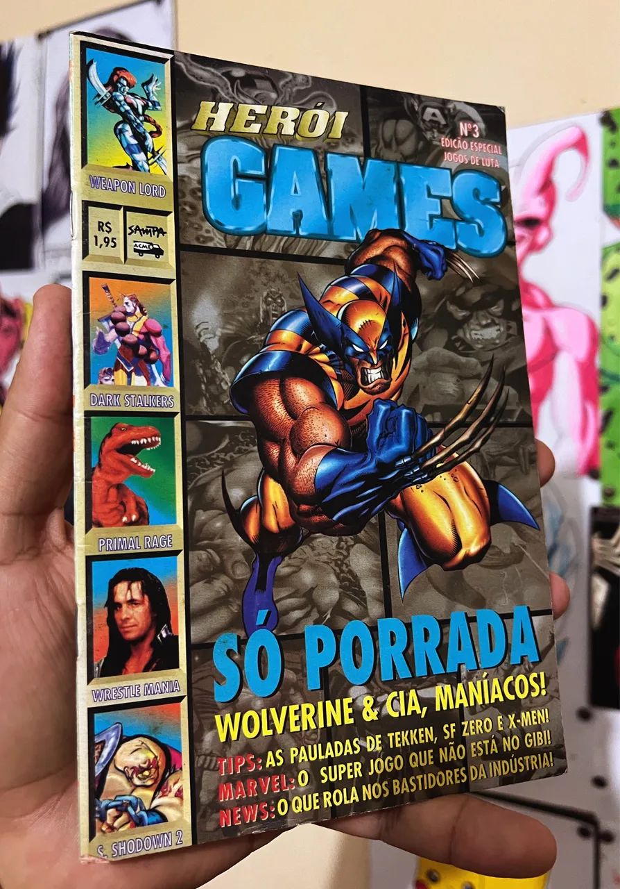 Revistas Heroi games números 1 ao 4, em ótimo estado - Foto 4